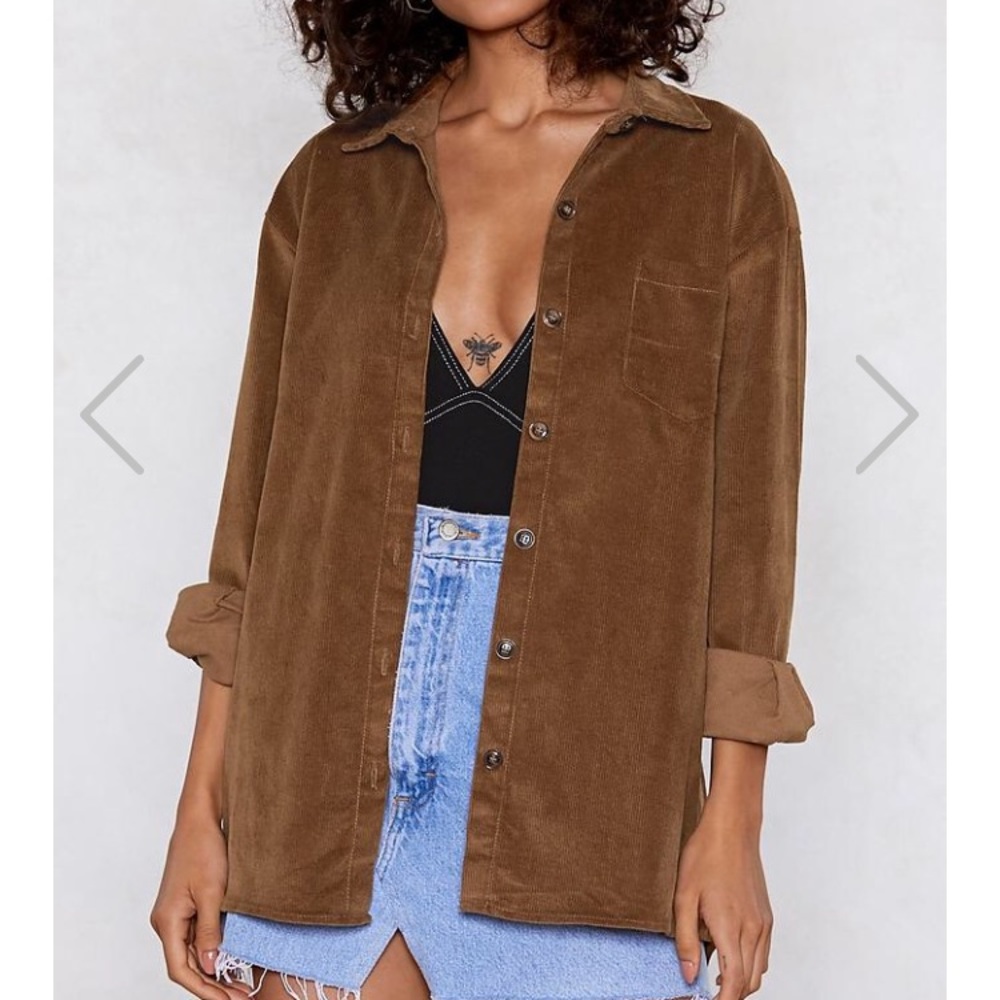 Corduroy button up